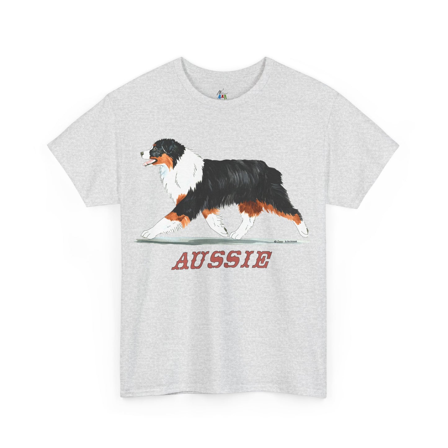 Black Tri Australian Shepherd Shirt - Aussie Dog Mom Tee - Herding Dog Breed Gift - Aussie Dog Dad Shirt for Proud Aussie Lovers