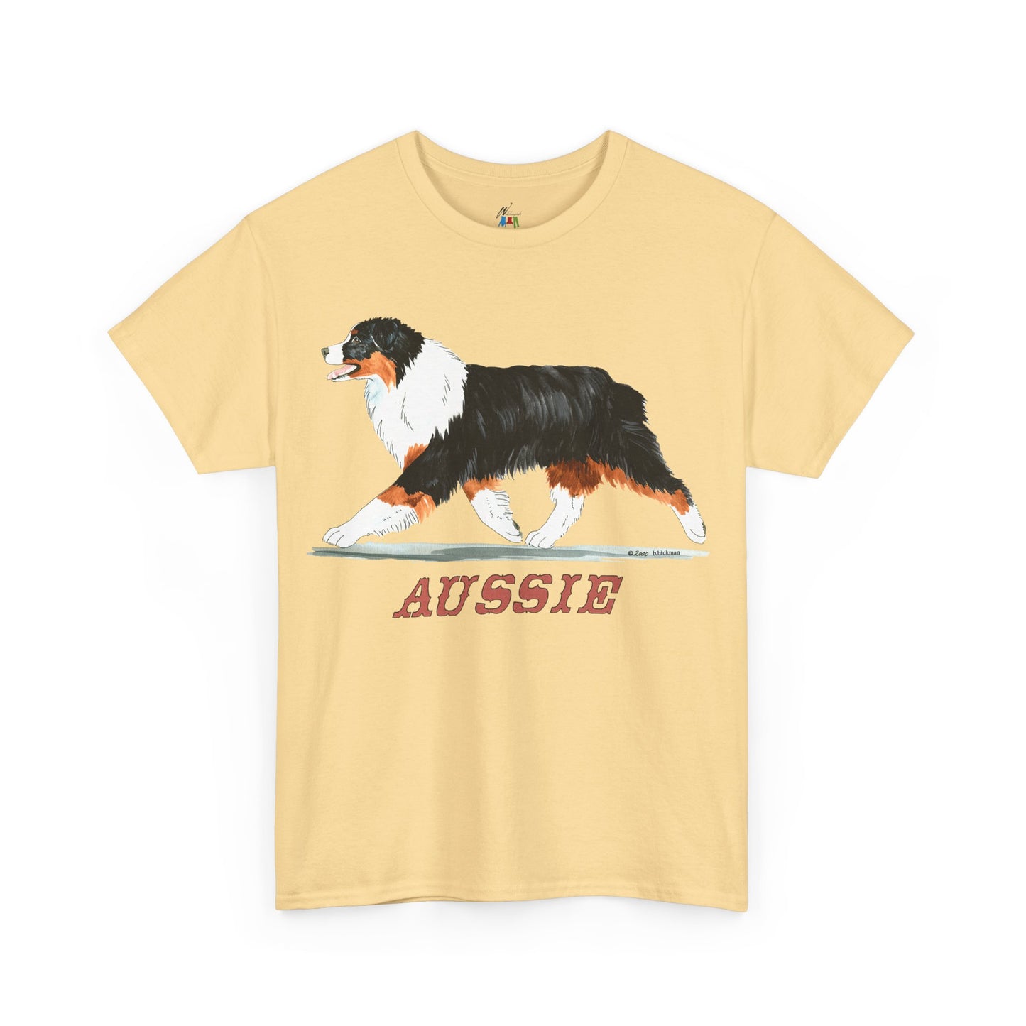 Black Tri Australian Shepherd Shirt - Aussie Dog Mom Tee - Herding Dog Breed Gift - Aussie Dog Dad Shirt for Proud Aussie Lovers